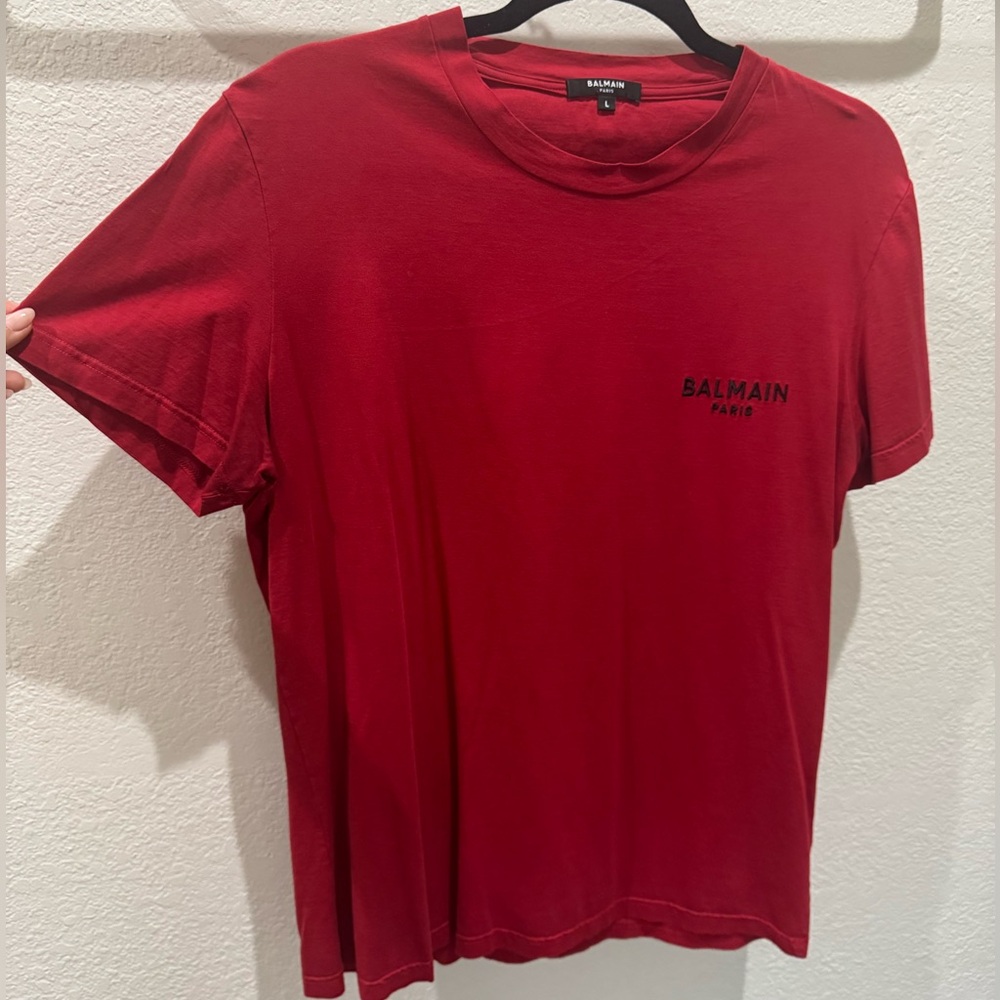 Balmain logo embroidered